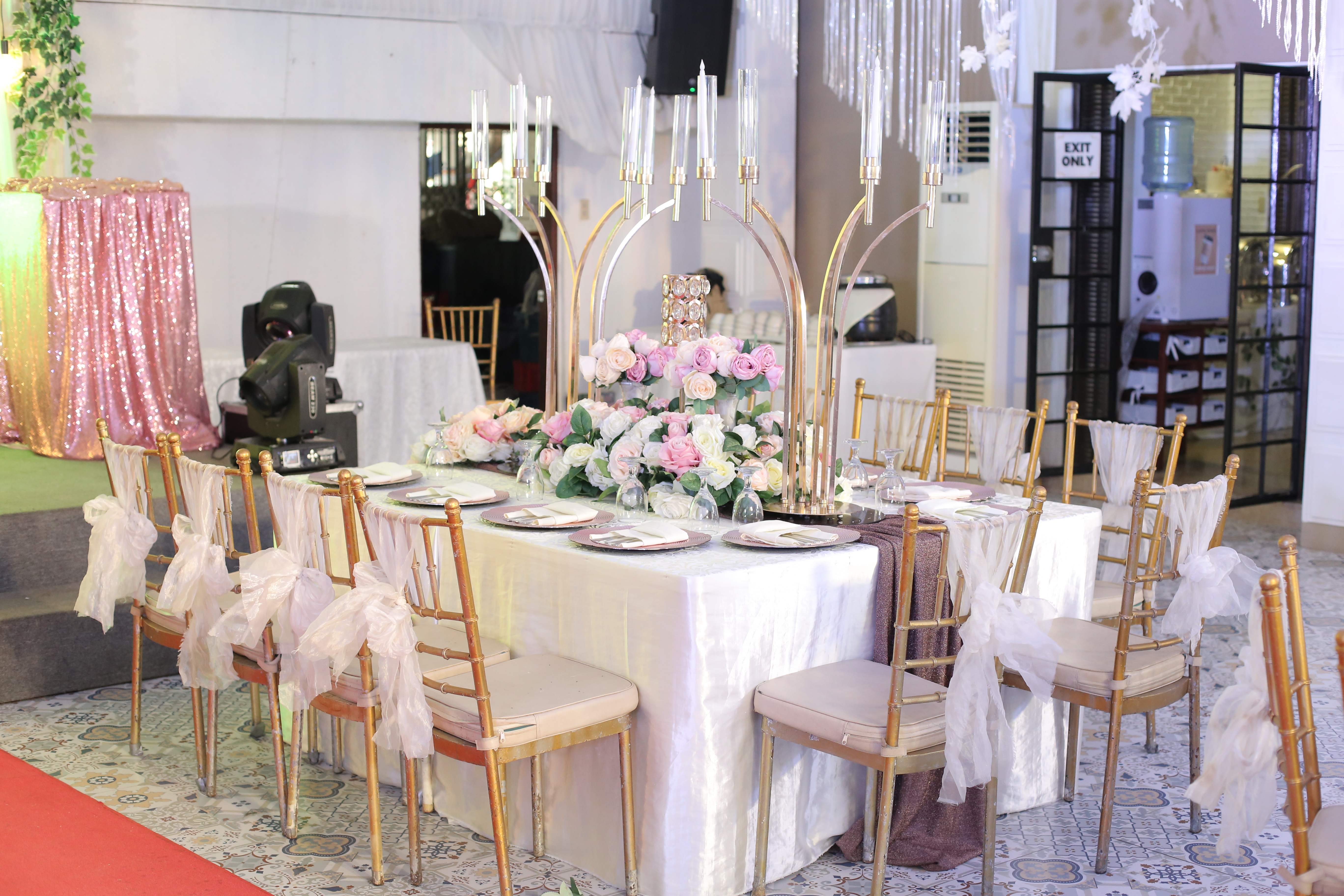 Birthday and debut celebration styling by Alba Catering