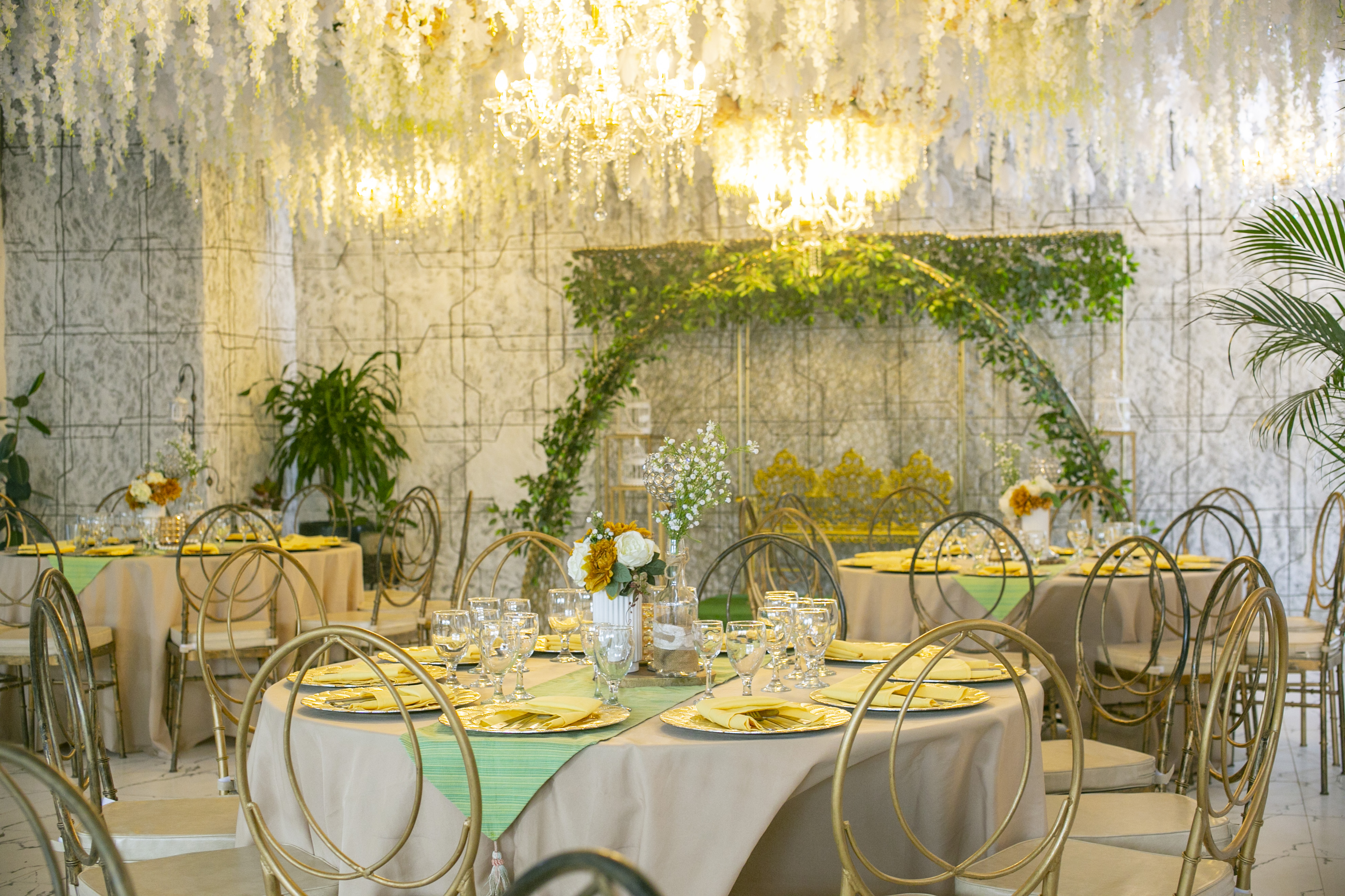 Private garden celebration styling by Alba Catering